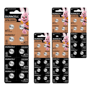 듀라셀 알카라인 코인건전지 LR44/A76, 10개입, 5개