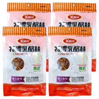 美味田 特濃乳酪絲 義式香辣, 高鈣營養, 100%牛乳煉製, 60g, 4包