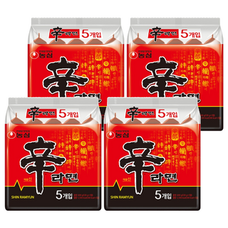 NONGSHIM 農心 辛拉麵 韓國境內版 120g, 20包