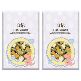 Pet Village 魔法村 潔牙小骨片, 120g, 2個, 綜合