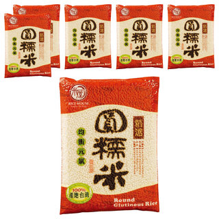 米屋 圓糯米, 600g, 6包