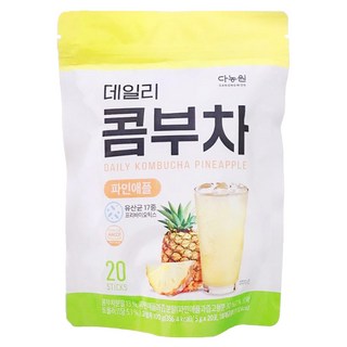 Danongwon 乳酸菌康普茶 鳳梨, 5g, 20個, 1包