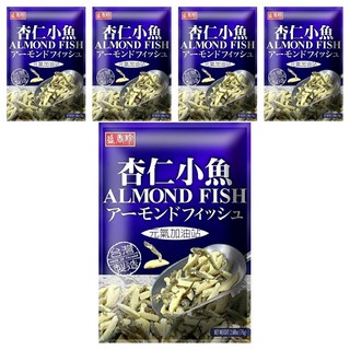 盛香珍 杏仁小魚, 76g, 5包