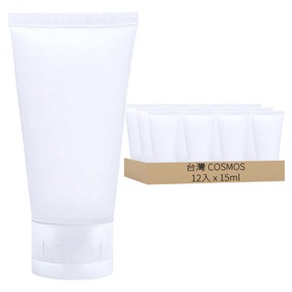 台灣 COSMOS 軟管 2入 15ml, 透明, 6包