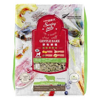 Sunday pets 星期天 幼犬用無穀磚糧, 羊肉, 1.3kg, 1袋