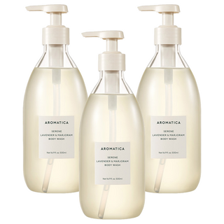 아로마티카 서렌 바디워시 라벤더 앤 마조람향, 500ml, 3개