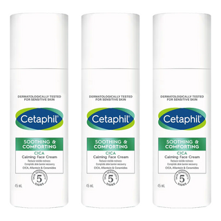 Cetaphil 舒特膚 舒新雪潤B5安心霜, 快速退紅 48H鎖水保濕 積雪草萃取 維他命B5, 45ml, 3瓶