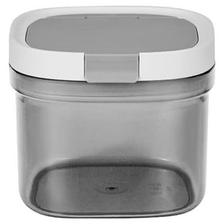 磁吸勺密封奶粉罐 800ml PR ABS AS材質, 灰色, 1個