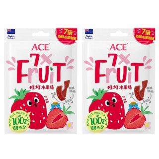 ACE 斑斑水果條 草莓 + 奇亞籽, 32g, 2個