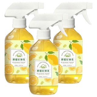 優淨坊 檸檬好神奇萬用清潔劑, 3個, 500ml