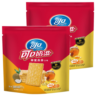 可口奶滋蜂蜜燕麥口味量販分享包, 225g, 2袋