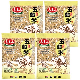 馬玉山 五穀米 豐富全穀 營養均衡, 1.5kg, 4包