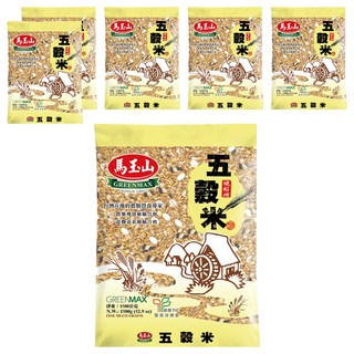馬玉山 五穀米 豐富全穀 營養均衡, 1.5kg, 6包