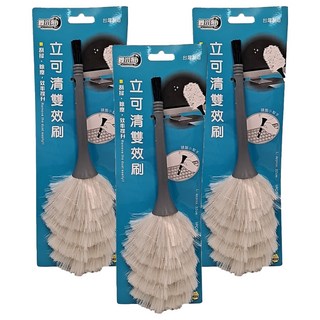 舞水痕 立可清雙效刷 rt-m0068, 白色 + 灰色, 3入
