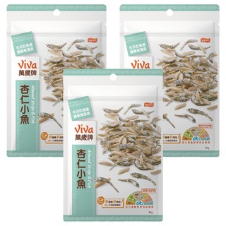 ViVa 萬歲牌 杏仁小魚 80g 鹹香酥脆, 3包