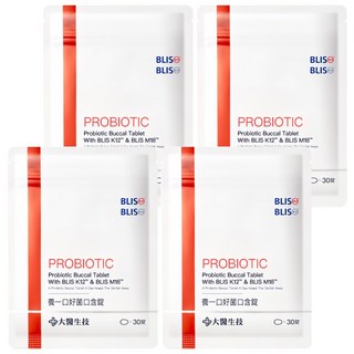 大醫生技 養一口好菌口含錠, 30顆, 4包