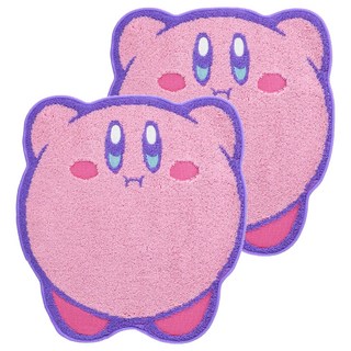 Nintendo 任天堂 造型毛巾 可愛造型 親膚吸水, 氣球卡比 粉色, 2條