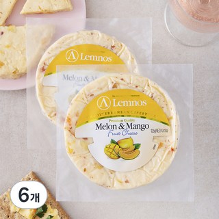 램노스 과일 메론망고 치즈, 125g, 1개입, 6개