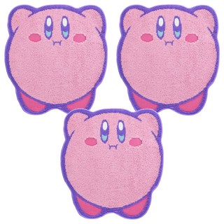 Nintendo 任天堂 造型毛巾, 氣球卡比 粉色, 3條