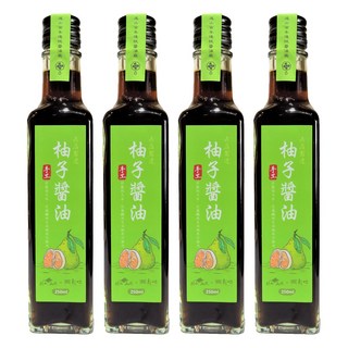 新味醬油 柚子醬油，添加柚子汁提味 250ml, 4瓶