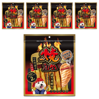 燒肉工房 狗零食 全犬種用 14支 2袋入, 香滑起司捲, 5包