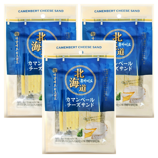 Sunfood 北海道卡芒貝爾夾心起司條, 3包, 38g