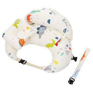 恐龍樂園月亮枕套裝 (含輔助肩帶、嬰兒枕、護欄) 300g 沉穩灰 96 x 27cm