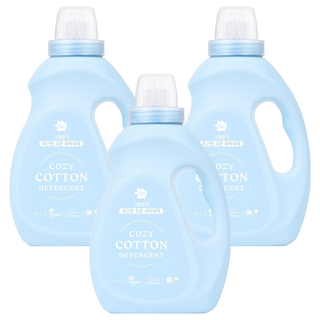 GREEN FINGER 綠手指 柔軟花香洗衣精, 3瓶, 1.4L