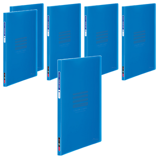 ECO Chungwoon 彩色半透明A4資料夾 10頁, 天藍色, 6個