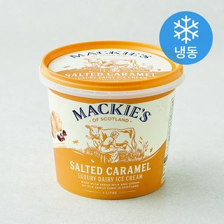 맥키스 솔티드카라멜 럭셔리 데어리 아이스크림 (냉동), 1개, 1개입, 1L