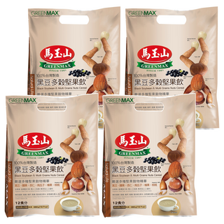 馬玉山 黑豆多穀堅果飲, 30g, 12包, 4袋
