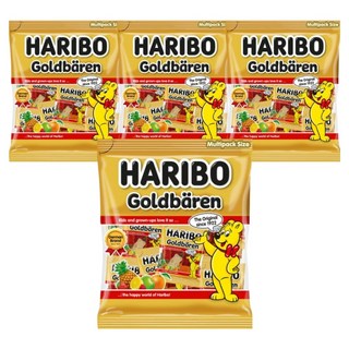 HARIBO 小熊軟糖 水果口味, 4袋, 250g