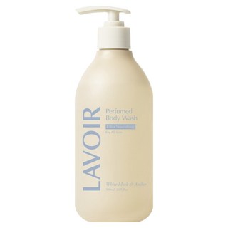 LAVOIR 純素香氛沐浴乳 白麝香與琥珀, 500ml, 1瓶