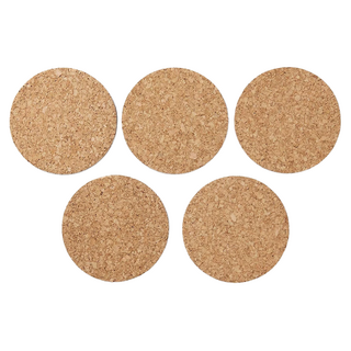 MUJI 無印良品 軟木杯墊, 天然軟木色, 5個