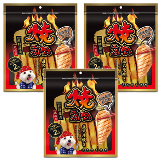 燒肉工房 狗零食 全犬種用 14支 2袋入, 香滑起司捲, 3包