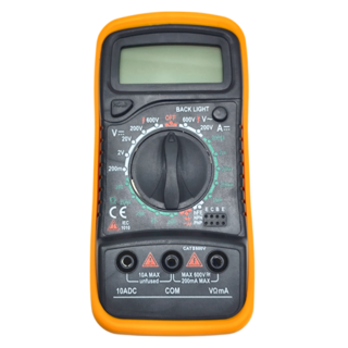 LONG PING LCD數位萬用電錶 VX 980 電錶組 交流電壓、直流電壓、電阻、二極管, 1個