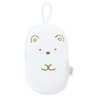 San-X 角落生物 卡通沐浴海綿, 白熊, 1個