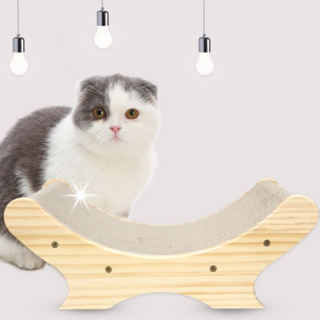 pecanori 曲線型貓抓板 PECA3707, 1個, 單一顏色