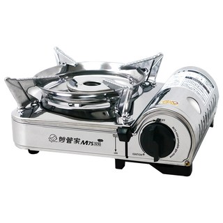 HouseKeeper 妙管家 全不鏽鋼雙焰防風瓦斯爐 998g, 迷你爐, 1個