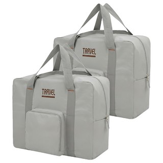 E.City 大容量旅用休閒拉桿提袋 升級款 300D防潑水, 顏色隨機, 2個