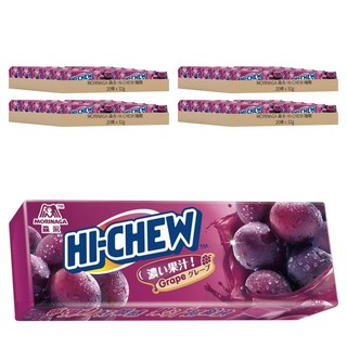 MORINAGA 森永 HI-CHEW 嗨啾 葡萄口味軟糖, 32g, 80條