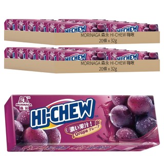 MORINAGA 森永 HI-CHEW 嗨啾 葡萄口味軟糖, 32g, 40條