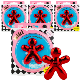 Mr&Mrs FRAGRANCE Niki 經典車用芳香劑, 薄荷, 4個