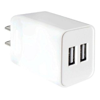 Dr.AV 聖岡科技 2.4A USB極速充電器 12W 雙USB充電插頭, iPhone, Android, USB-522, 1個