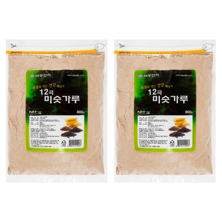 Tk Foods 12種穀物麵茶粉, 2包, 800g