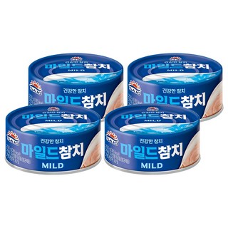 사조 마일드 참치, 250g, 4개