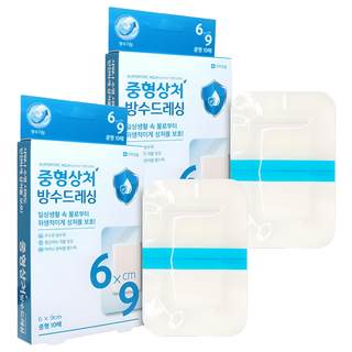 밴드골드 슈퍼포아 아쿠아 방수 드레싱 밴드, 10개입, 2개