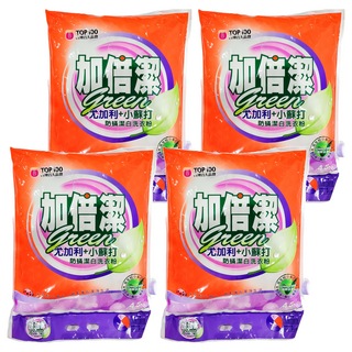 加倍潔 尤加利+小蘇打防蟎潔白洗衣粉, 4.5kg, 4包