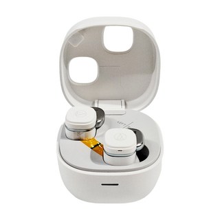 audio-technica 鐵三角 真無線耳機 原廠保固, ATH-SQ1TW2-WH, 白色