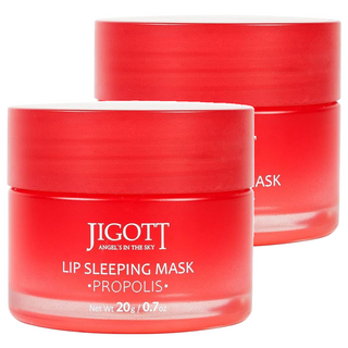 JIGOTT 蜂膠 晚安唇膜 20g 滋潤保濕 唇部護理, 1罐, 2罐